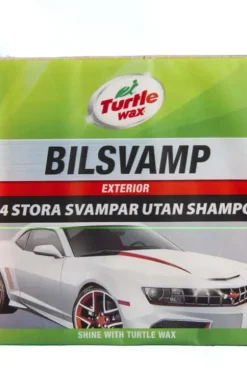 Turtle Wax bilsvamp uten shampo 4-pk