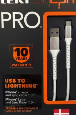 USB til lightning ladekabel