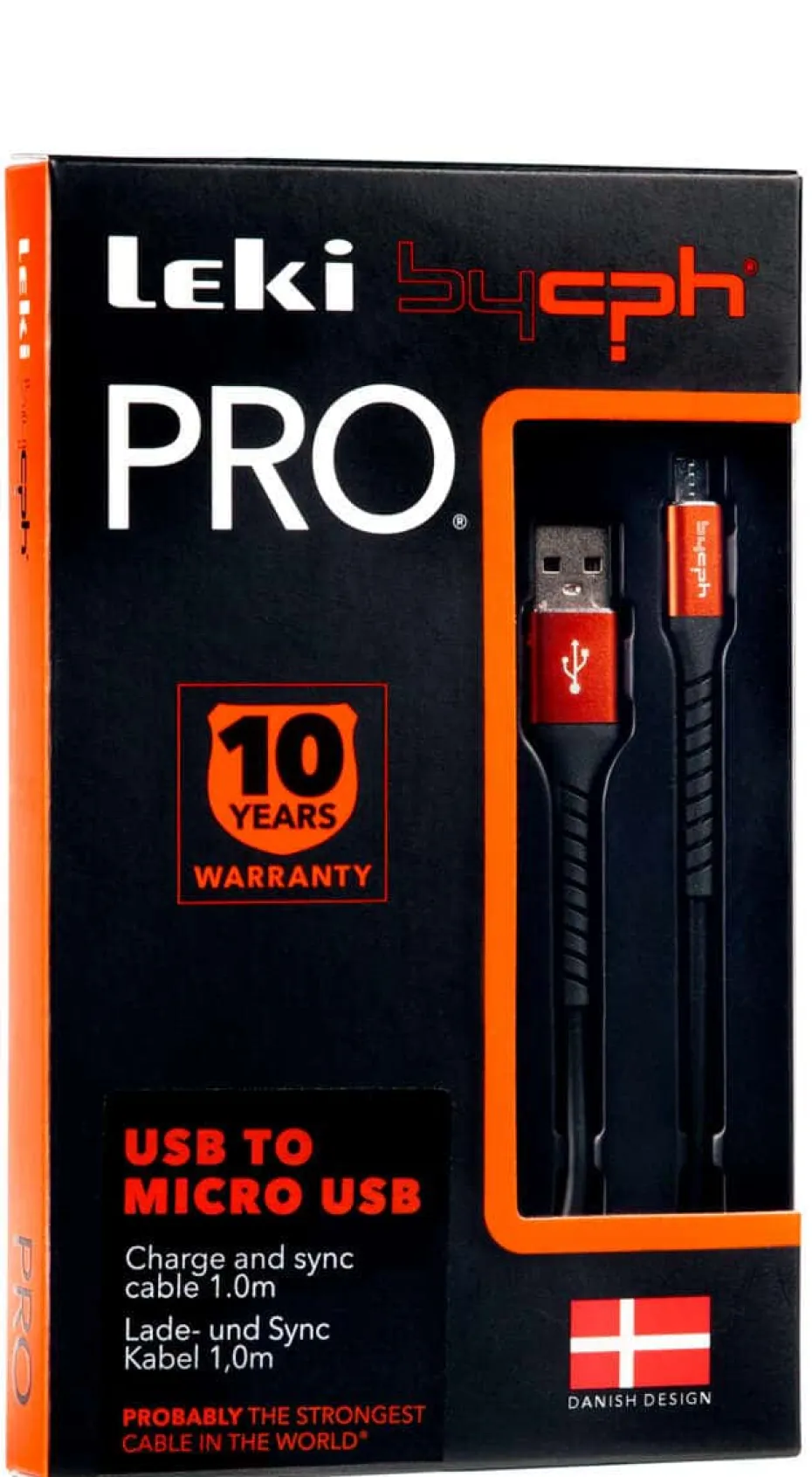 USB til mikro-USB ladekabel