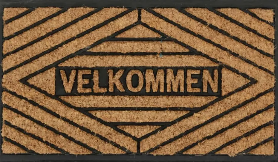 Velkommen dørmatte