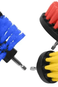 Work>it rengjøringsbørster til bormaskin 3-pk