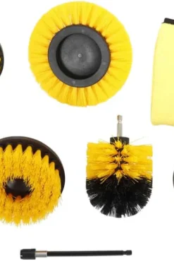 WORK It® børstesett til bormaskin, 8 deler