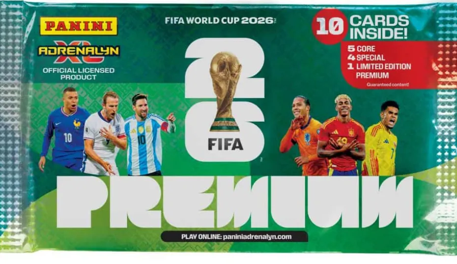 World Cup 2026 Premium Booster Adrenalyn XL fotballkort