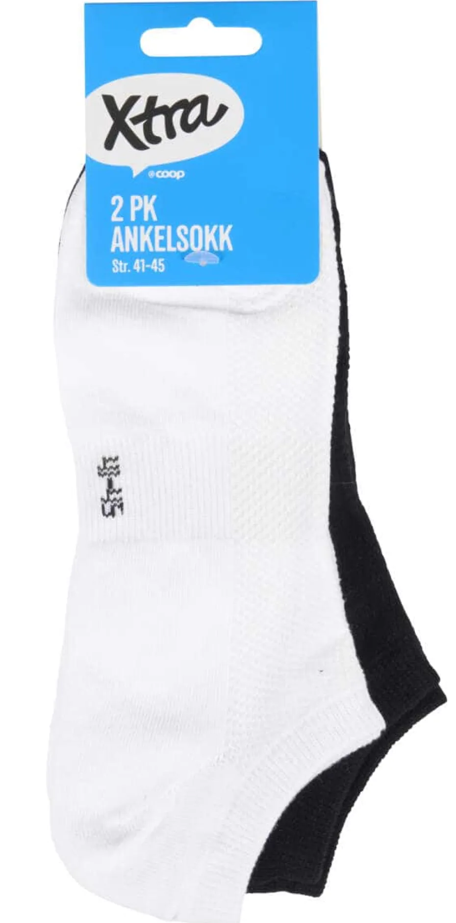 XTRA ankelsokker 2-pk unisex