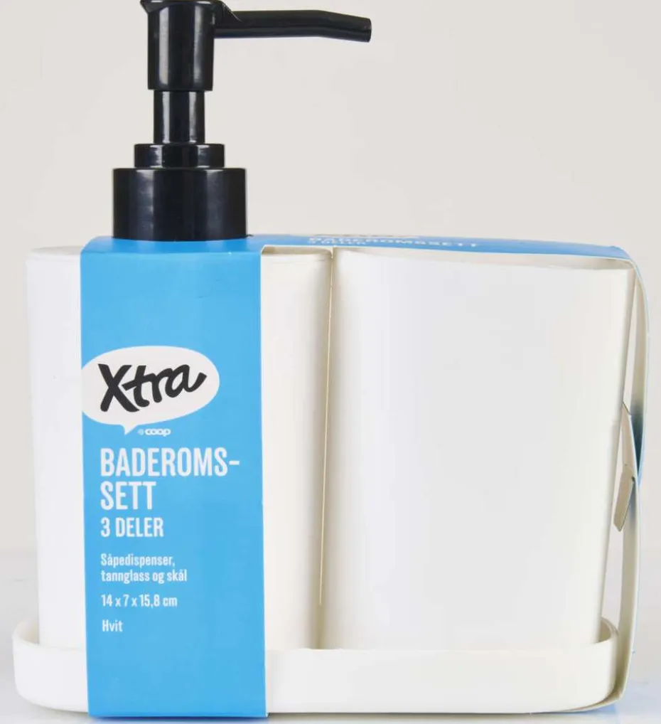 XTRA baderomssett 3 deler