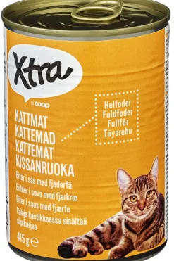 Xtra Katt Fjørfe 415g