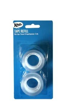 Xtra tape klar refill 2 pk