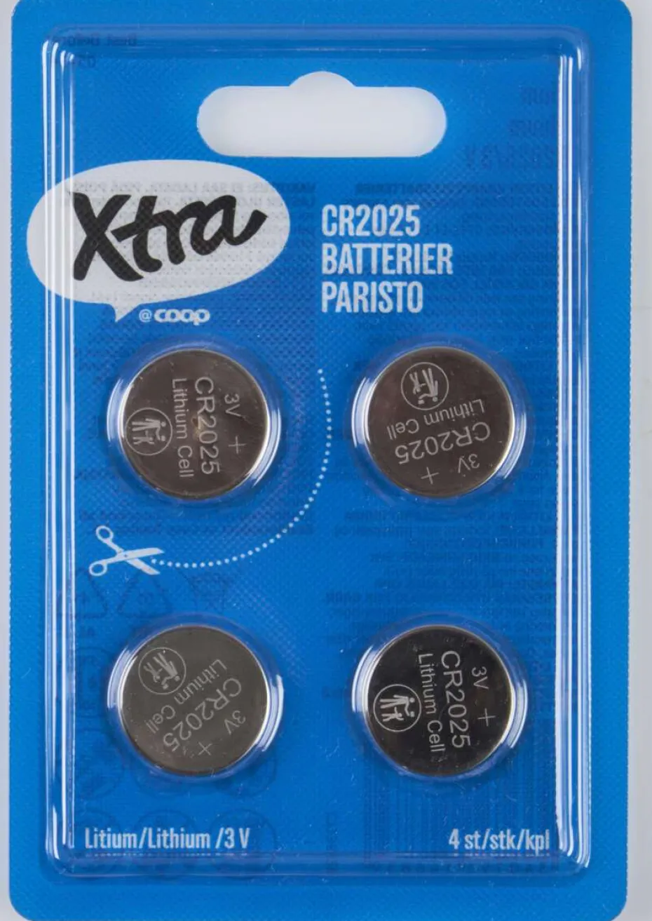XTRA CR2025 4-pk batterier